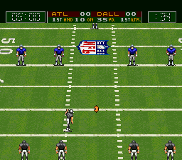 Capcom's MVP Football (USA) In game screenshot
